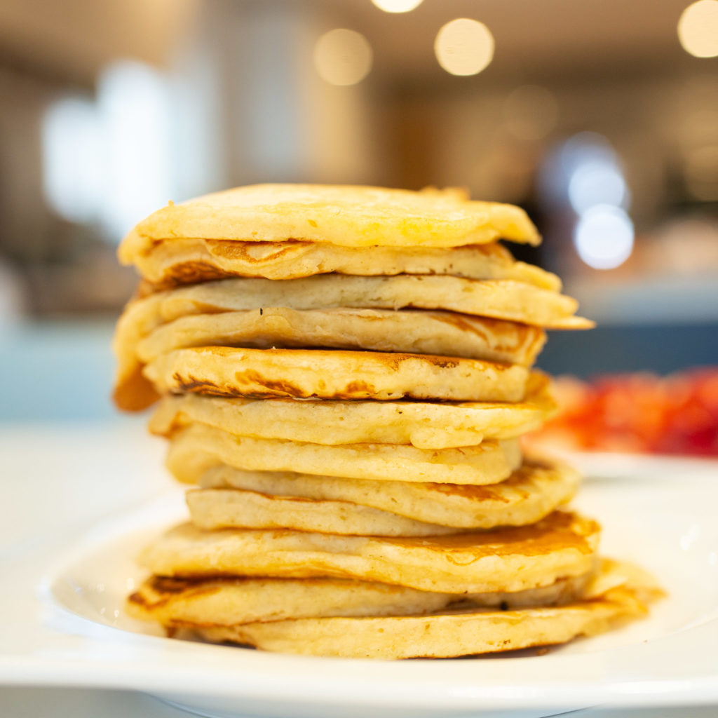 Pancakes, birthday breakfast, American pancakes, fluffy pancakes, breakfast